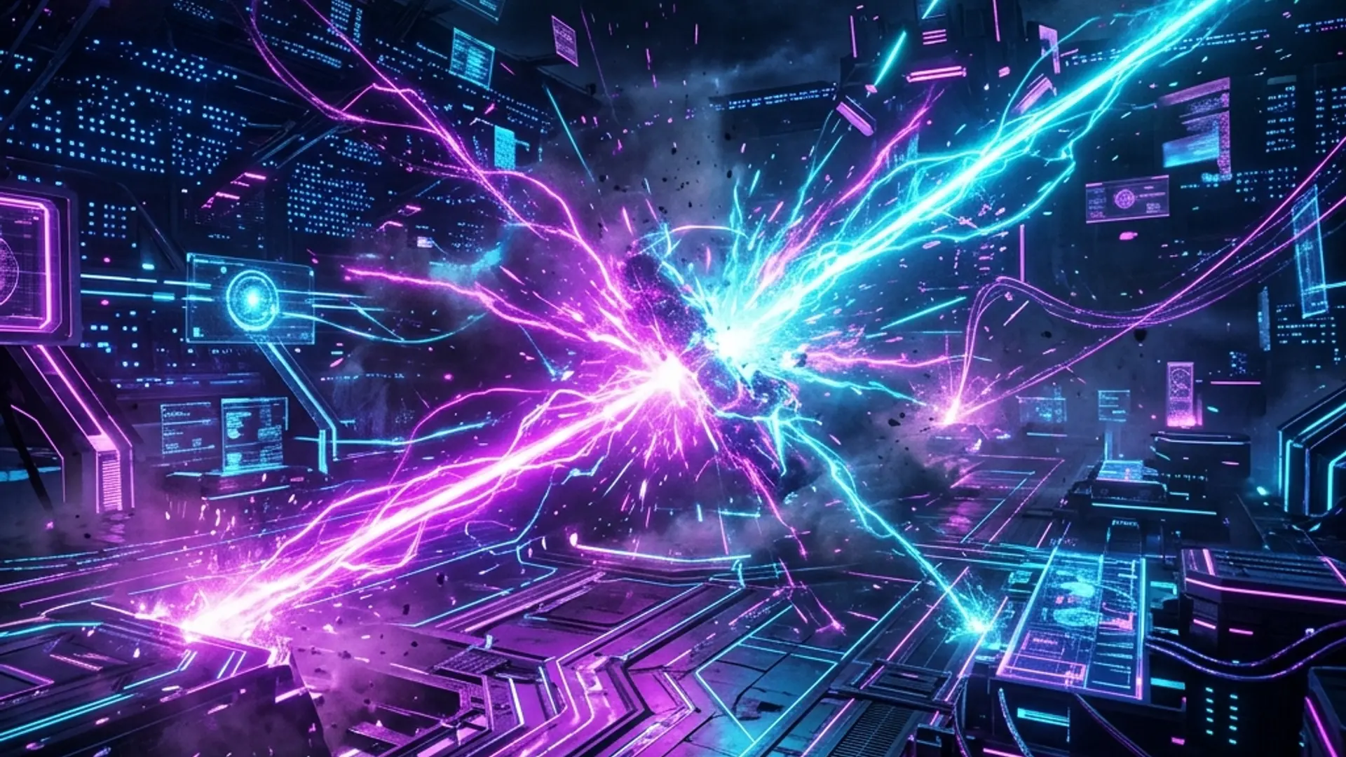 Epic Gaming Arena Background